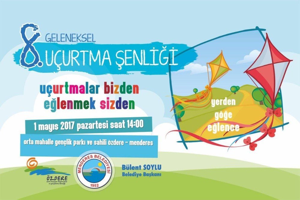 Menderes’te Uçurtma Şenliği Zamanı