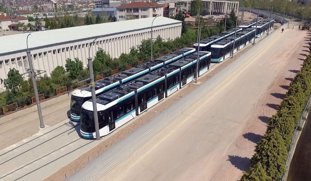 Akçaray Tramvay Araçlarının Altıncısı Da Teslim Edildi