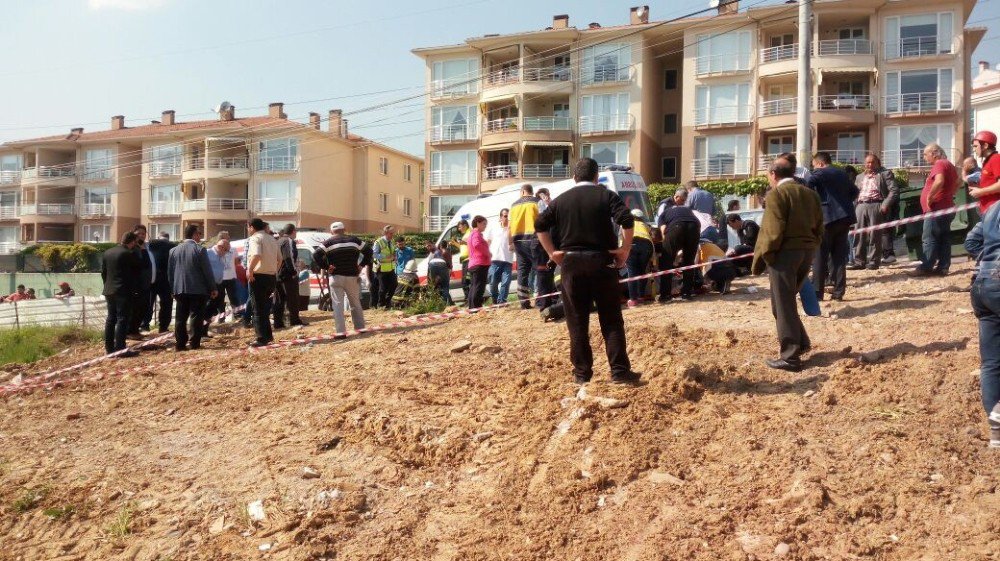 Freni Patlayan Yolcu Midibüsü Yeşil Alana Uçtu