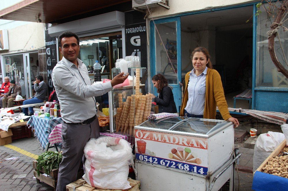 Aydın’da Kar Helvası Tezgaha İndi