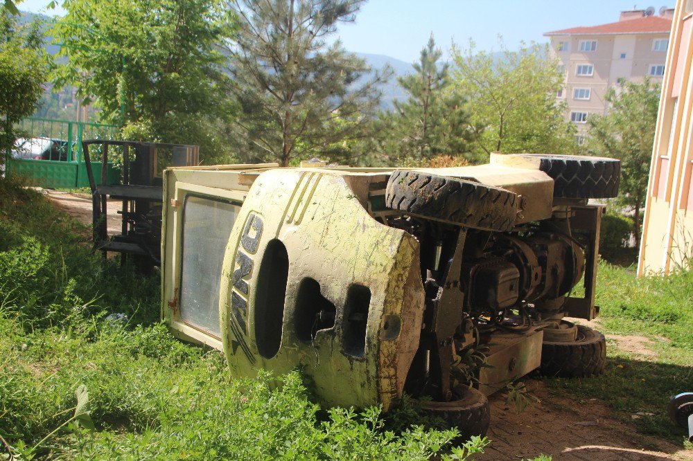 Bilecik’te Forklift Kazası; 1 Yaralı