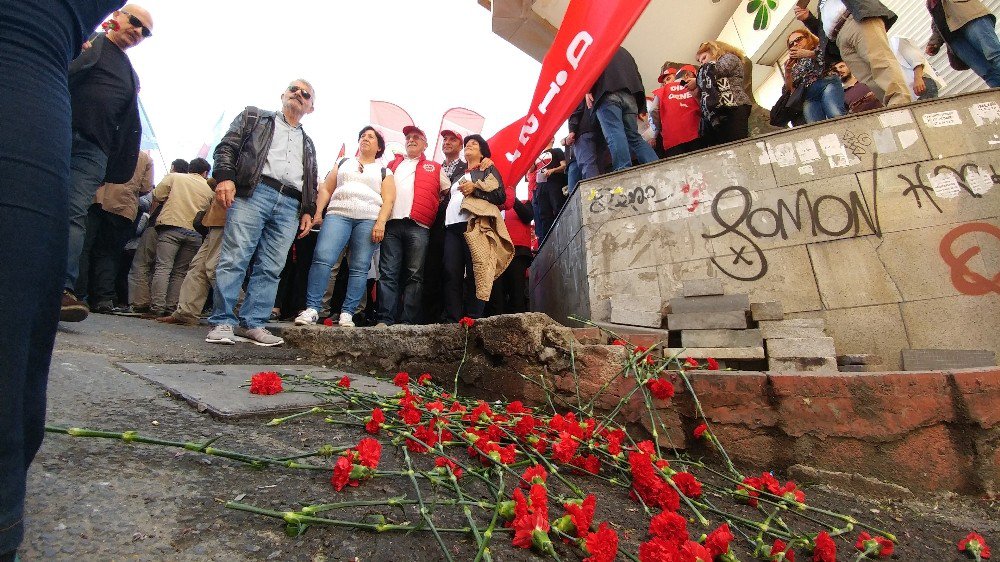 Taksim’de 1 Mayıs Anması