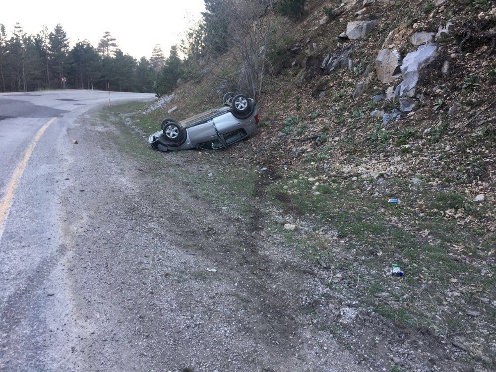 Domaniç’te Trafik Kazası: 1 Yaralı