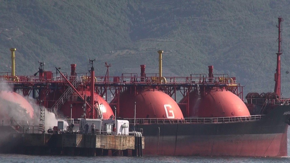 Lpg Tankerinde Soğutma Çalışmaları Devam Ediyor