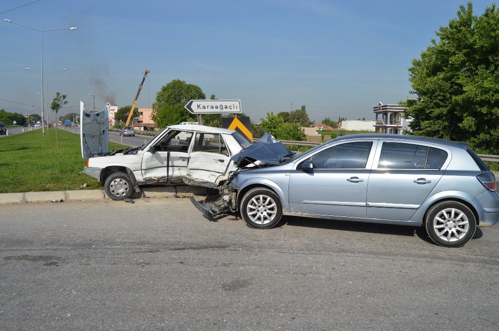 Manisa’da Trafik Kazası: 1 Yaralı