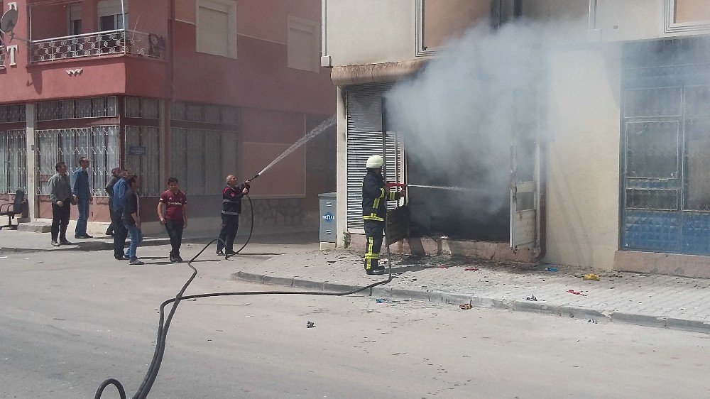 Baloncu Dükkanında Çıkan Yangındaki Patlamalar Korkuttu