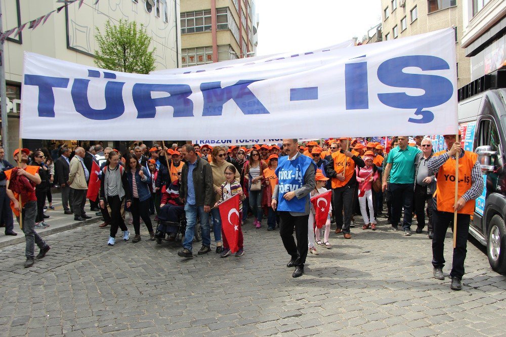 1 Mayıs Emek Ve Dayanışma Bayramı Trabzon’da Kutlandı