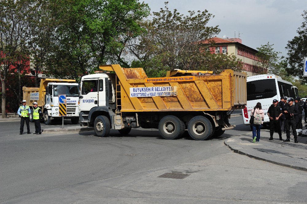 Başkent’te 1 Mayıs Kutlamaları İçin Yoğun Güvenlik Önlemleri Alındı