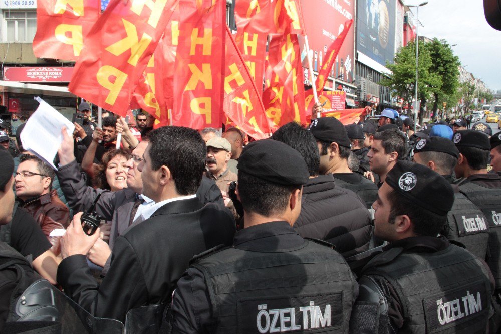 Beşiktaş’tan Taksim’e Yürümek İsteyen Gruba Müdahale