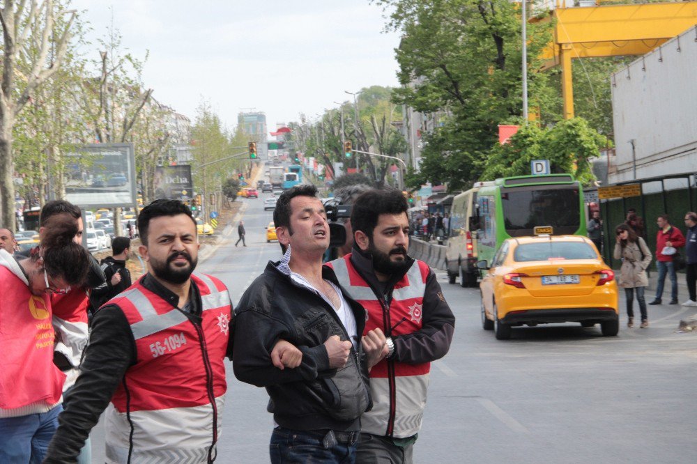 Beşiktaş’tan Taksim’e Yürümek İsteyen Gruba Müdahale