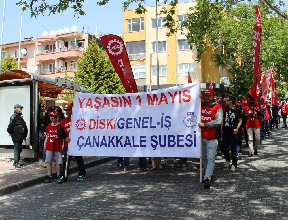 Çanakkale’de 1 Mayıs Kutlamaları