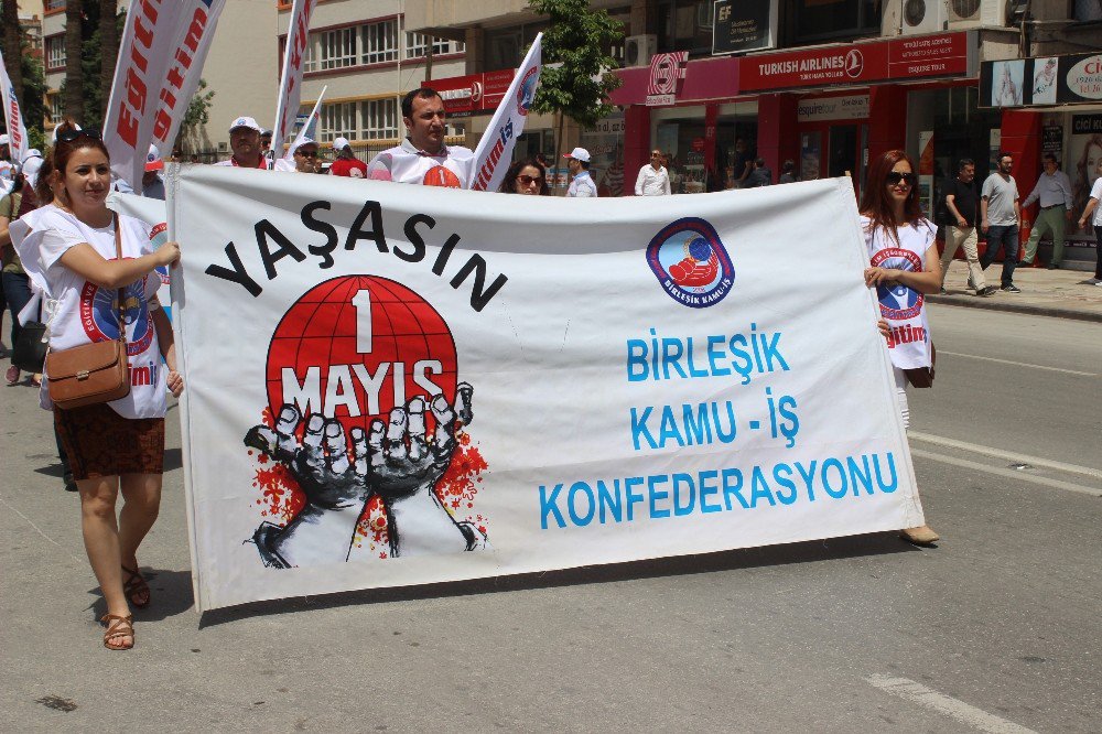 Denizli’de 1 Mayıs Yürüyüş Ve Halaylarla Kutlandı