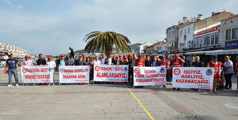 Foça’da 1 Mayıs Kutlaması