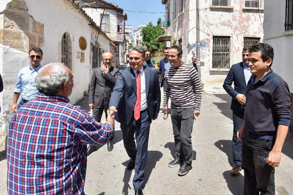 Başkan Uysal, Haşım İşcan Mahallesi’nde İncelemelerde Bulundu