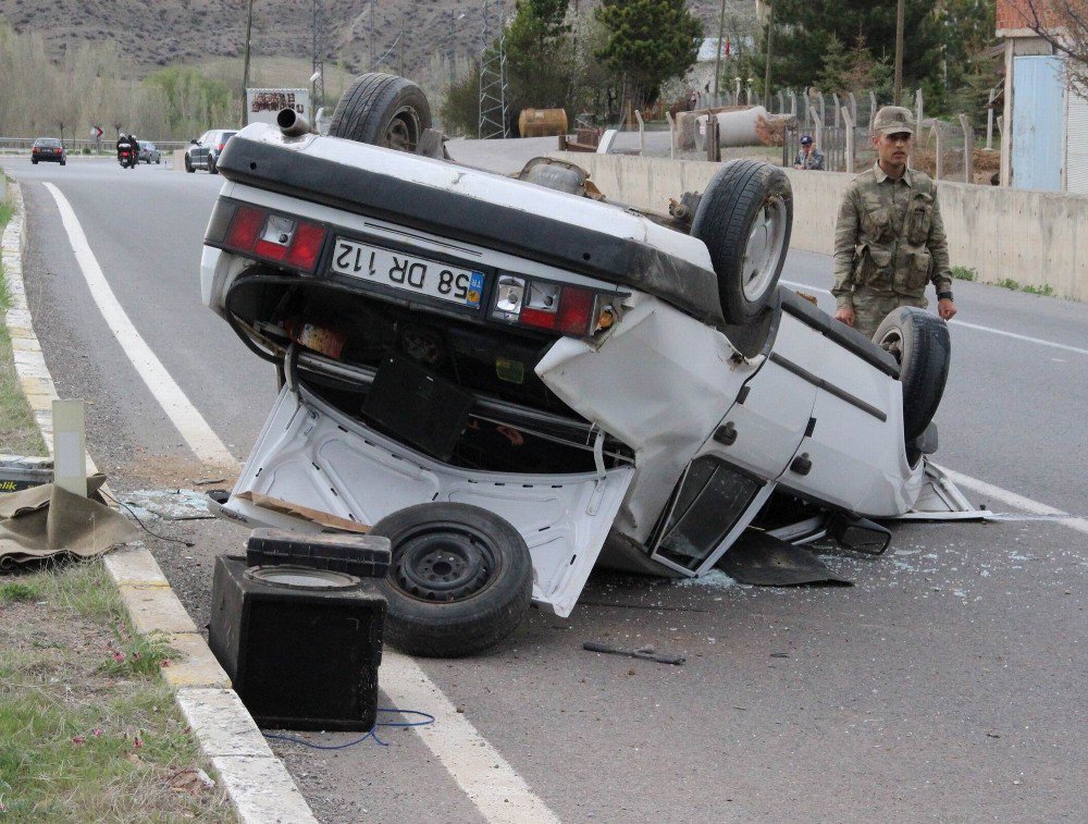 Hurdaya Dönen Araçtan Sağ Çıktı