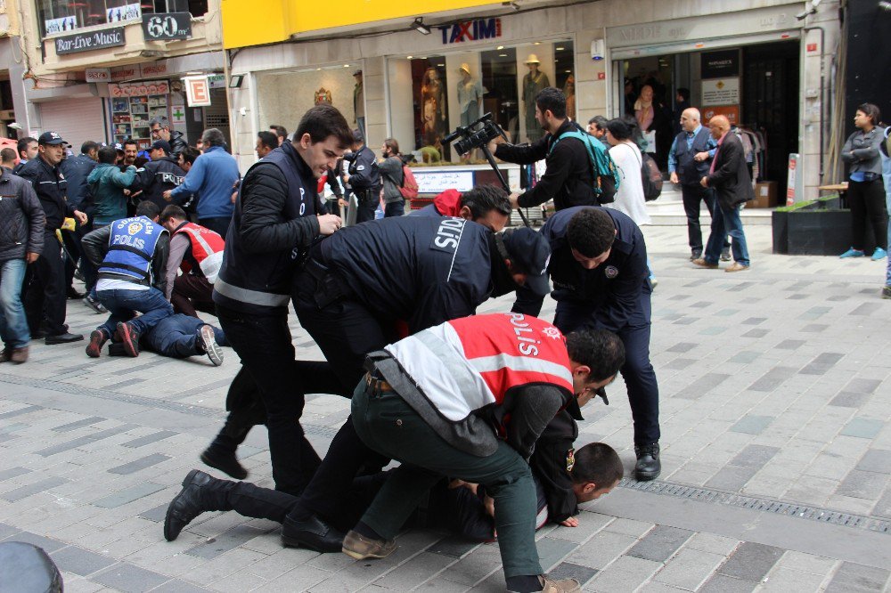 Talimhane Caddesi’nden Taksim’e Yürümek İsteyen Gruba Müdahale