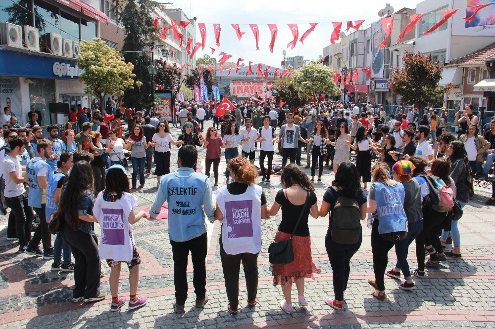 Edirne’de 1 Mayıs İşçi Bayramı Coşkuyla Kutlandı