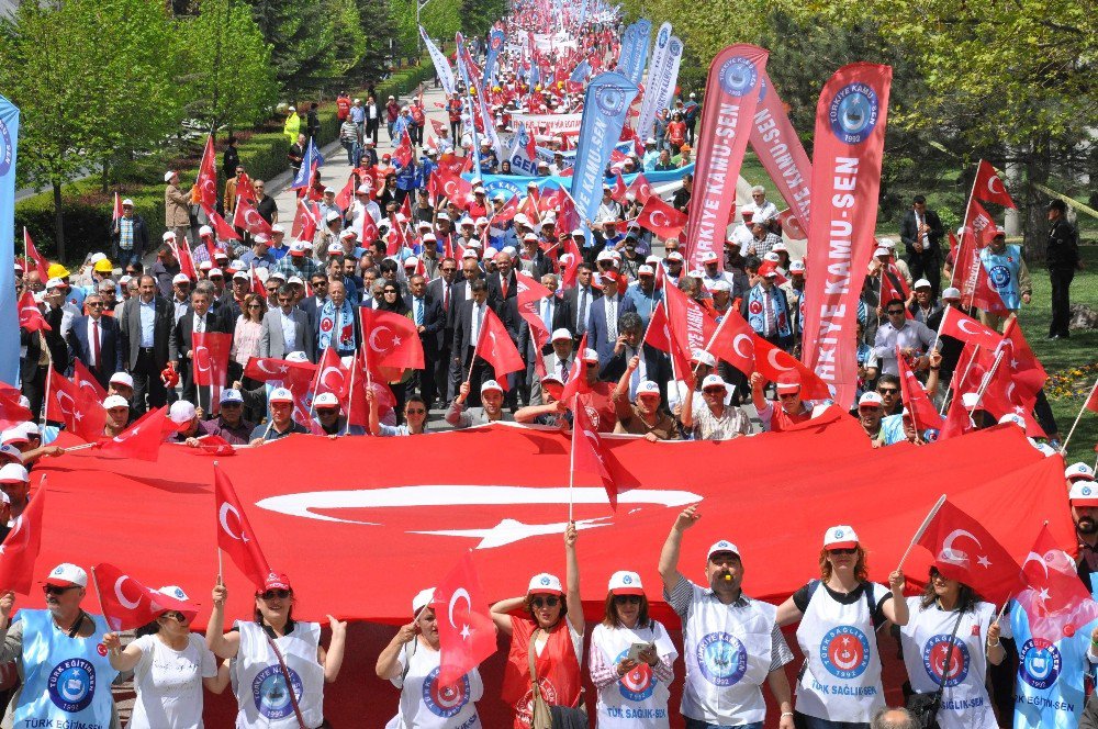 Türkiye Kamu Sen 1 Mayıs’ı Eskişehir’de Kutladı