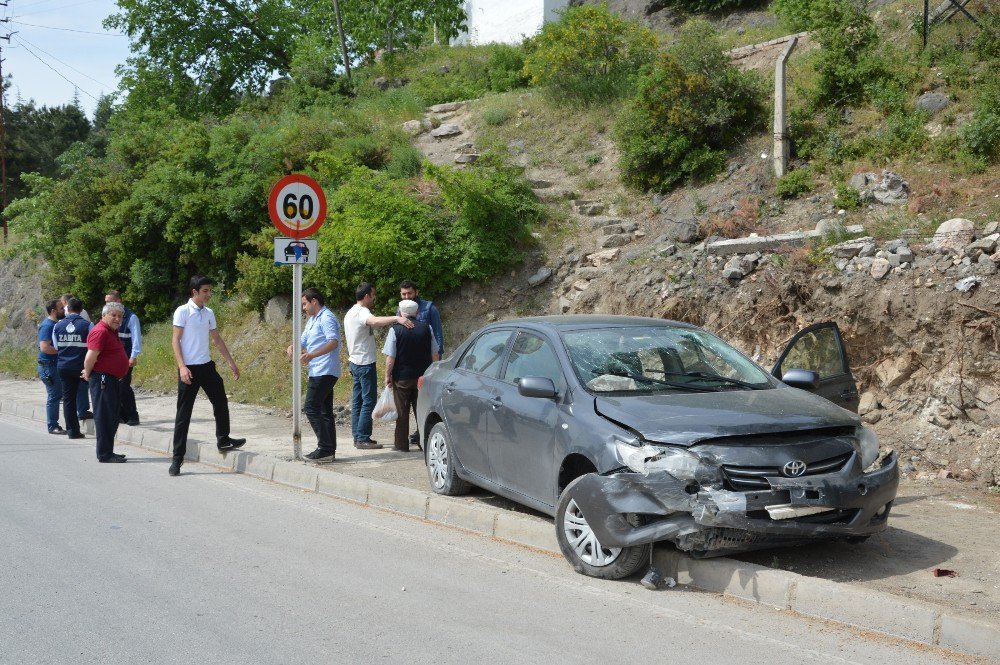 Niksar’da Trafik Kazası: 1 Yaralı