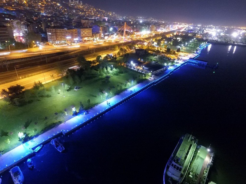 Sekapark Ve Marina’da Işık Şöleni