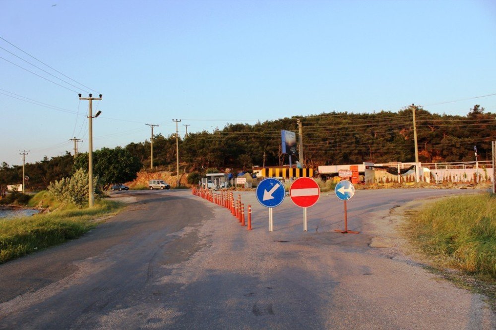 Sarımsaklı Yolu Ulaşıma Kapatıldı