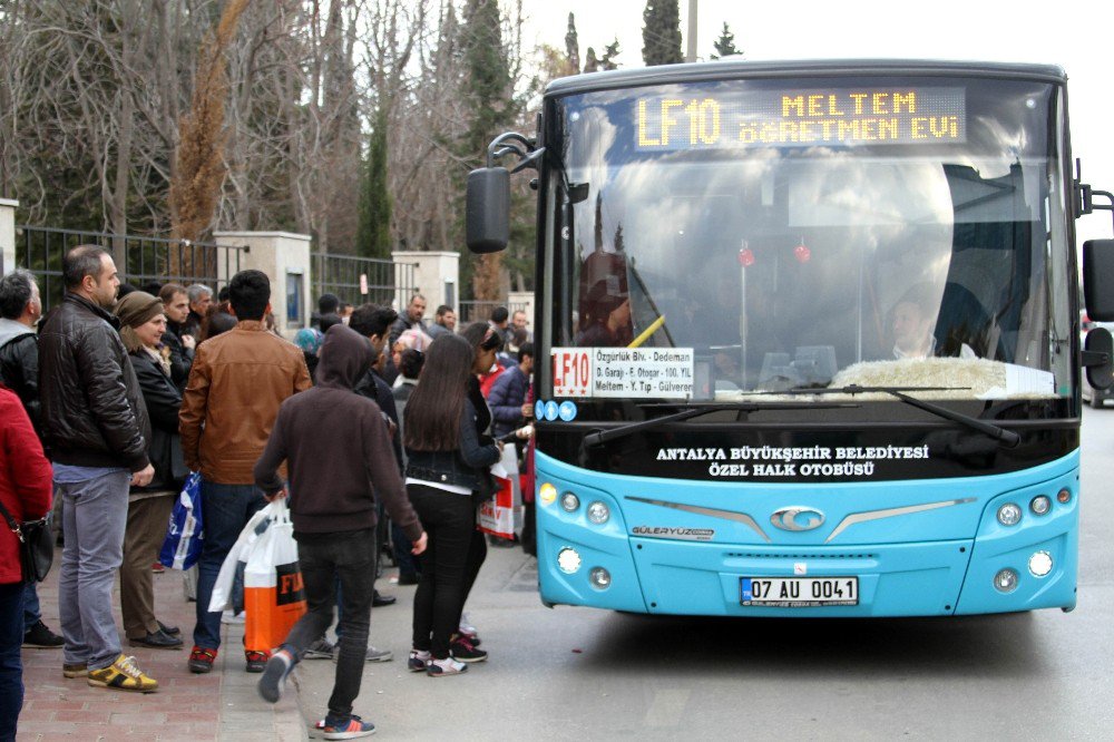 Antalya’da Ulaşıma Zam