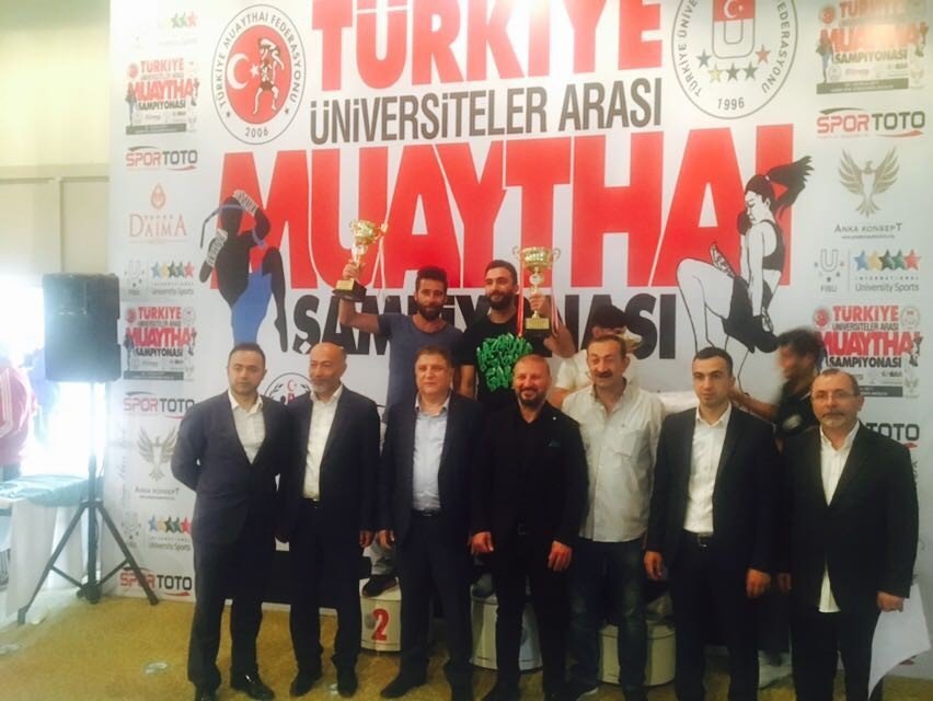 Üniversiteler Arası Muay Thai Şampiyonasında Erciyes Üniversitesi İkinci Oldu