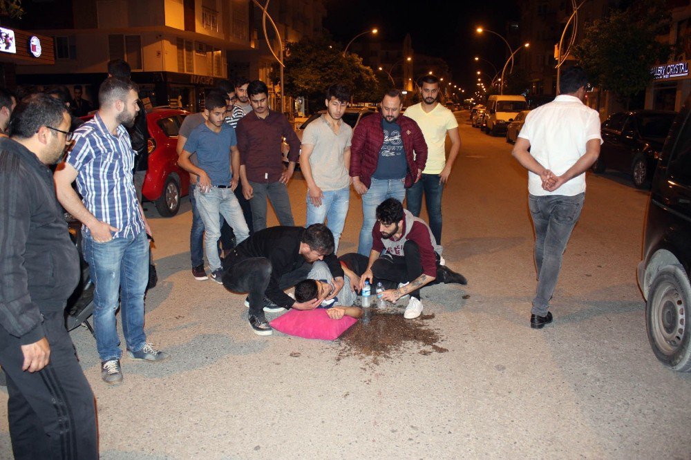 Ginger’den Düşen Genç Yaralandı