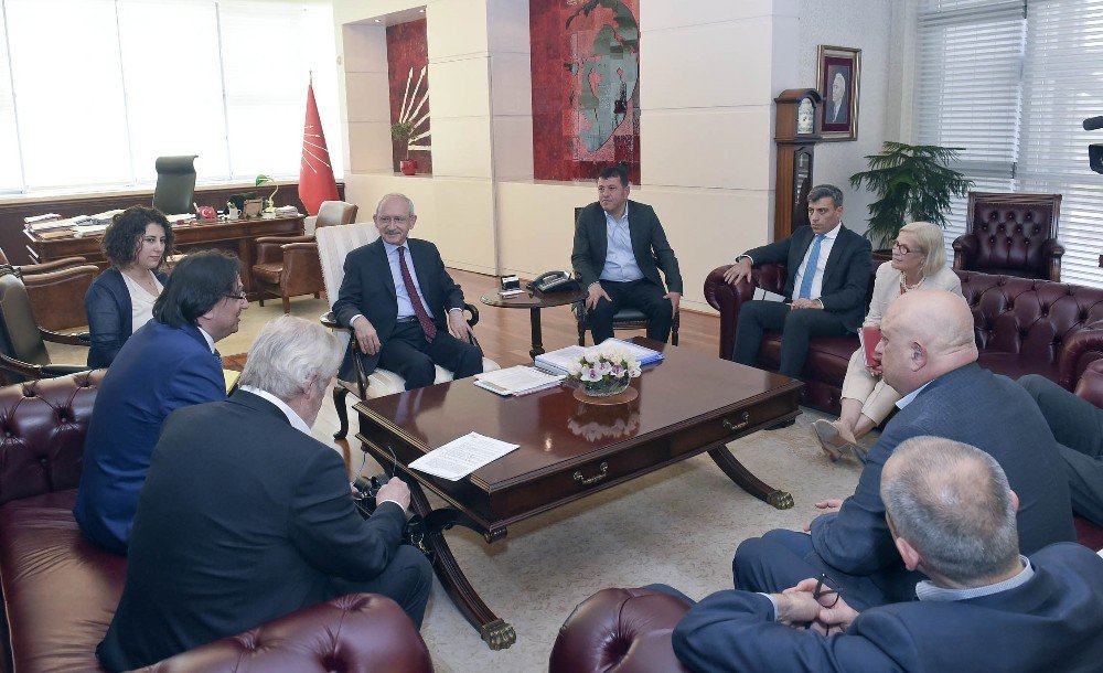 Kılıçdaroğlu, Ituc Ve Etuc Heyetini Kabul Etti