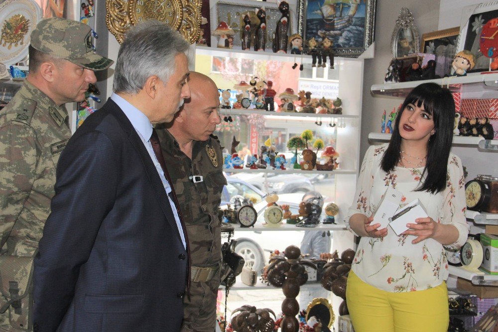 Vali Toprak’tan Esnaf Ziyareti