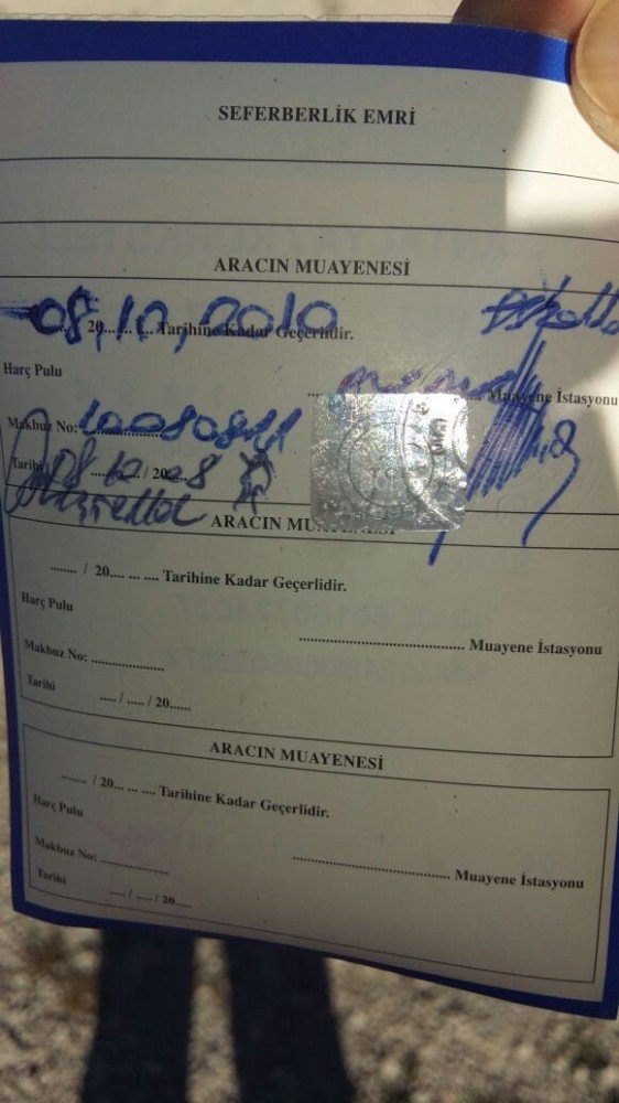 Jandarmadan Sahte Muayene Uyarısı