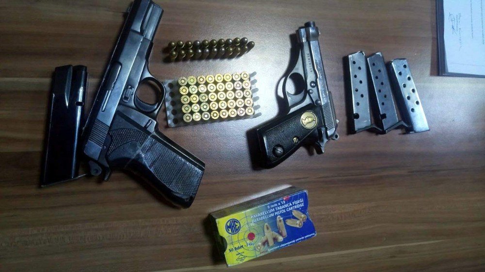 Kayseri’de Ruhsatsız Silah Operasyonu
