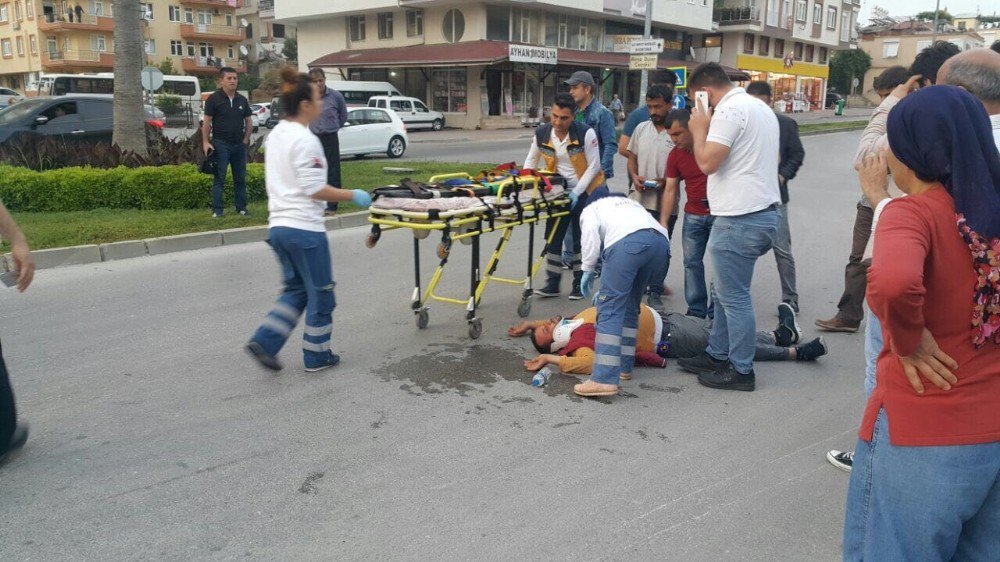 Antalya’da Trafik Kazası: 1 Yaralı