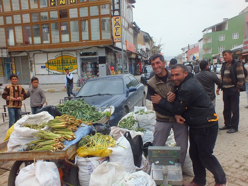 Dağdan Topladıkları Otları Satarak Geçimlerini Sağlıyorlar