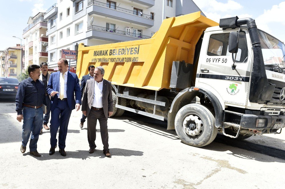 Başkan Akgül Çalışmaları Yerinde İnceledi