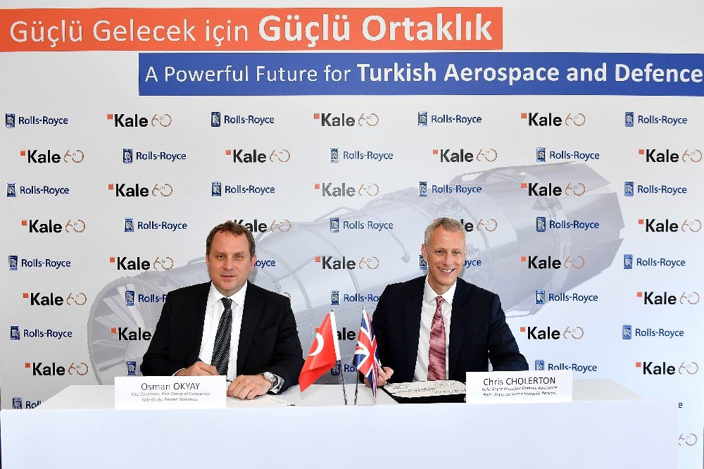 Kale Grubu Ve Rolls-royce Uçak Motoru Üretmek İçin Ortak Oldu