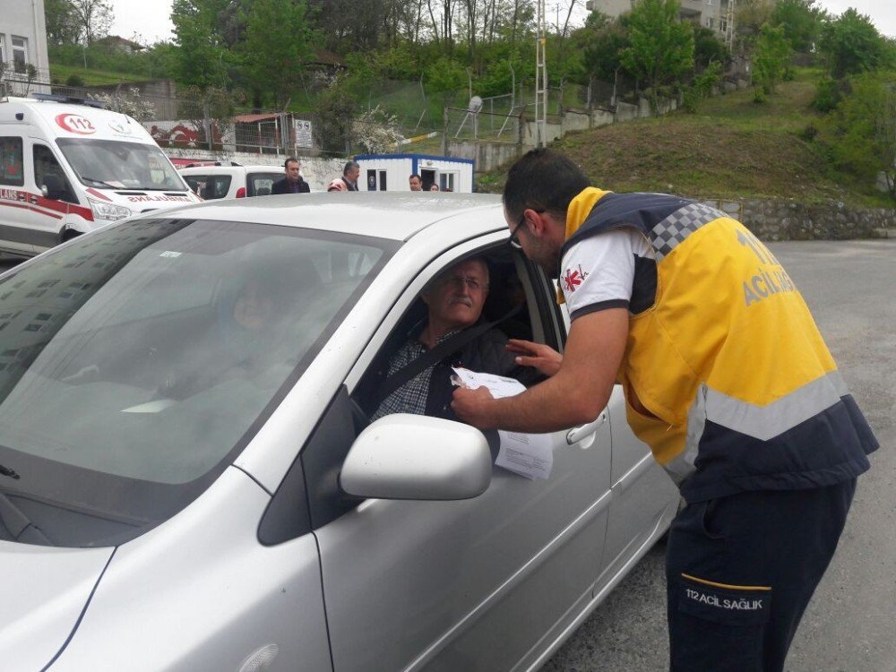 Alaplı’da ‘Yaşama Yol Ver’ Projesi Şoförlere Anlatıldı