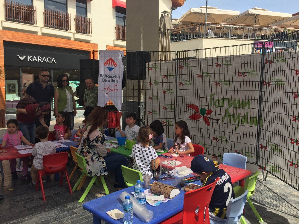 Aydın Bahçeşehir Koleji Atölye Çalışmaları İle Avm’ye Renk Kattı