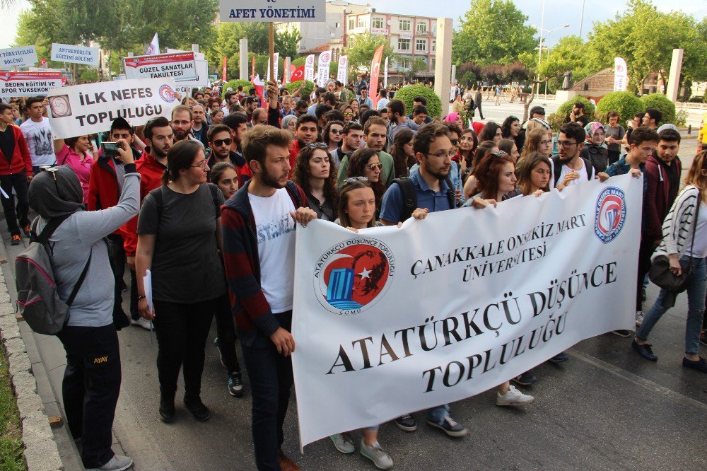 Çomü Öğrenci Şenlikleri Açılış Töreniyle Başladı