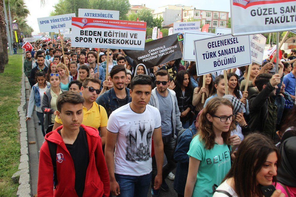 Çomü Öğrenci Şenlikleri Açılış Töreniyle Başladı