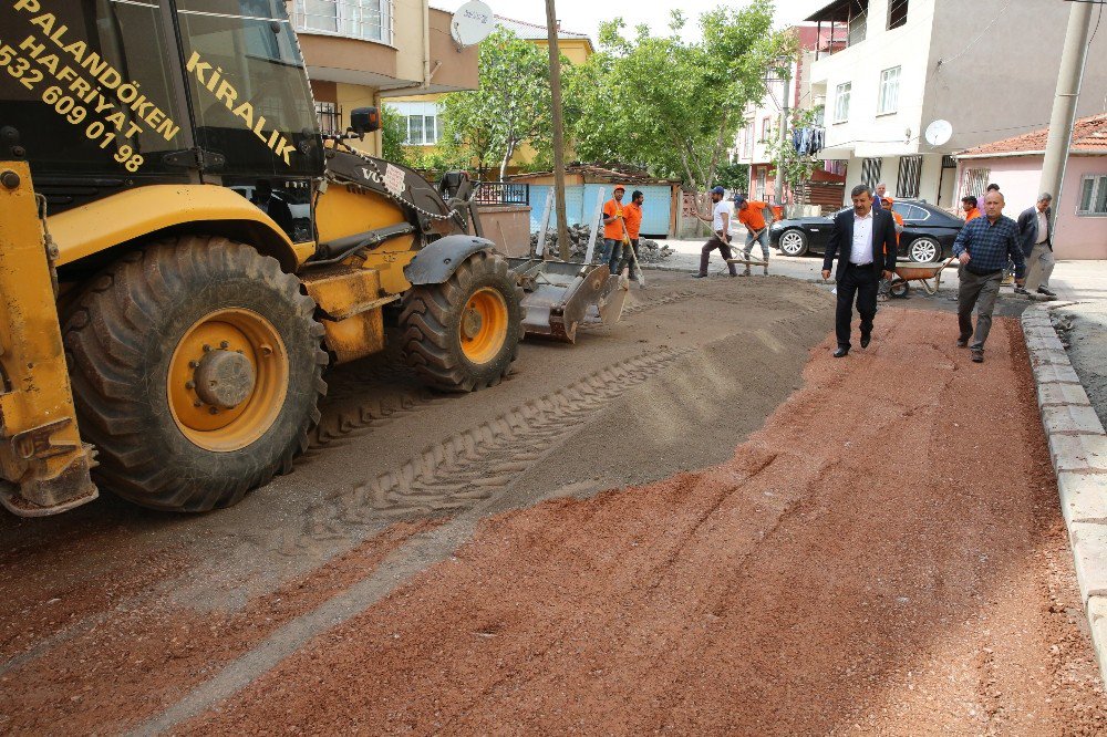 Başkan Karabacak, Üst Yapı Çalışmalarını İnceledi