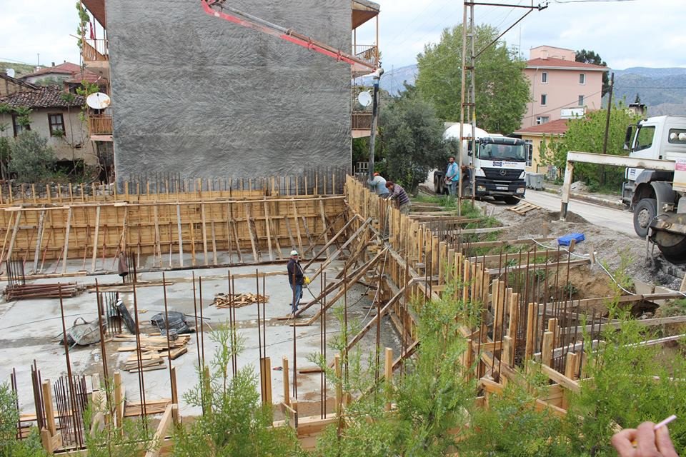 İnhisar’a Yapılacak Olan Düğün Salonunun Temelleri Atıldı