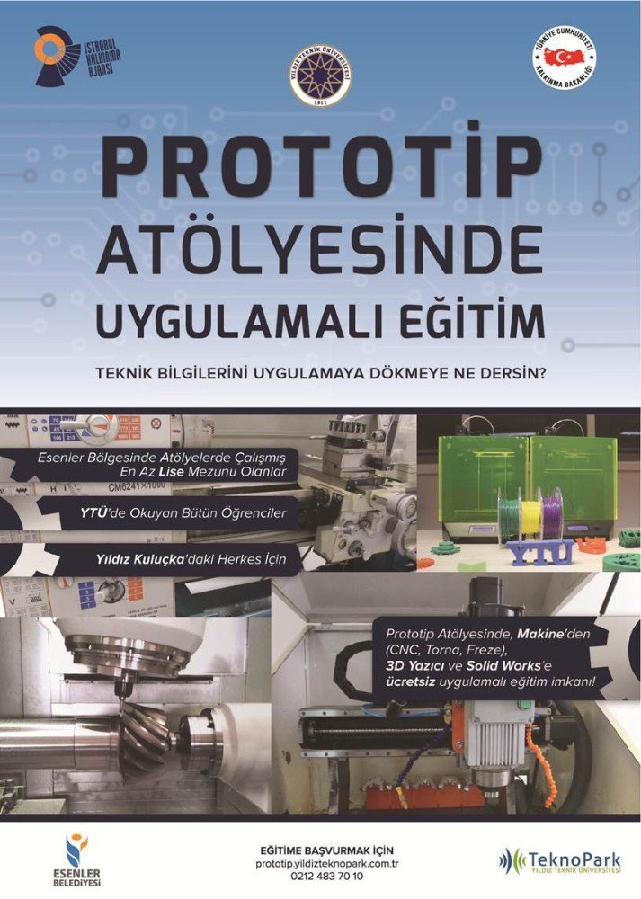 Esenler’de Prototip Atölyesi