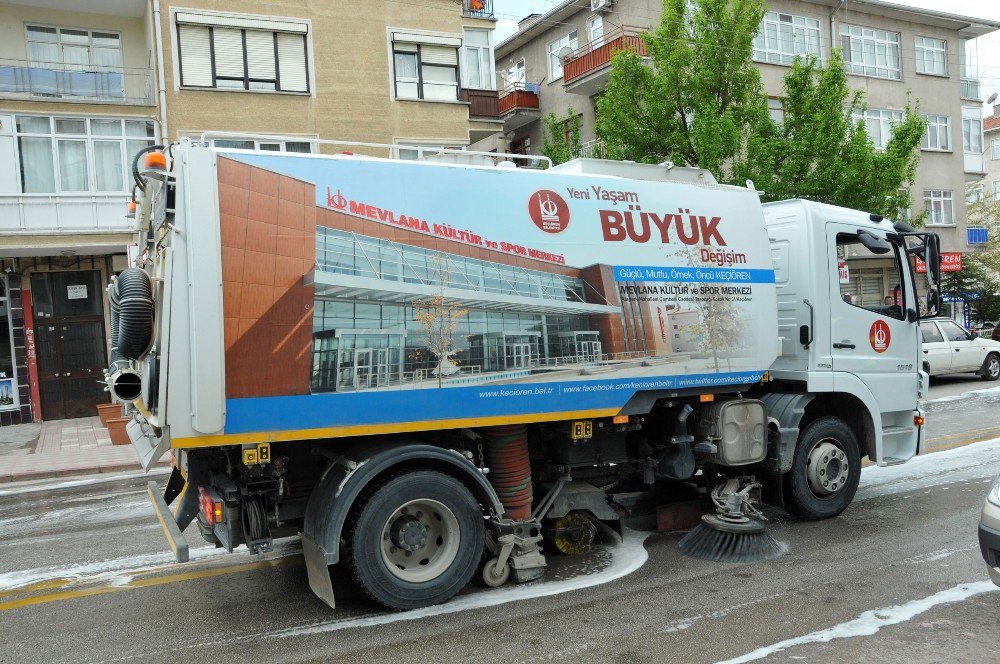 Keçiören ’Baypas’ Temizlik Ekibi Görev Başında