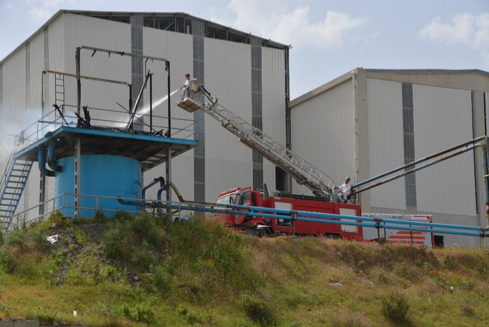 Aliağa’daki Yağ Fabrikasında Yangın