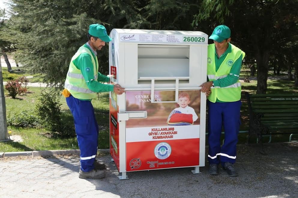 Odunpazarı’ndan Yeni Çevreci Proje ’Giysileriniz Çöpe Gitmesin’