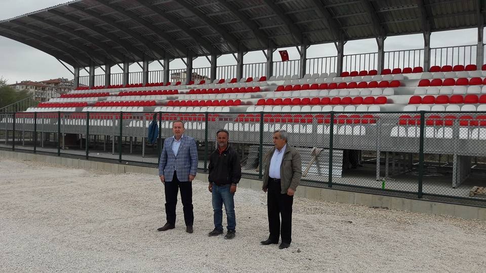 Başkan Şahiner Yeni Stadyumu İnceledi