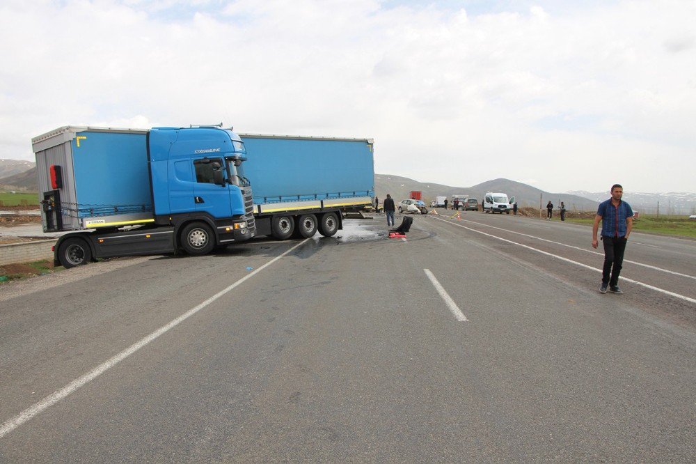 Bingöl’de Trafik Kazası: 1 Ölü