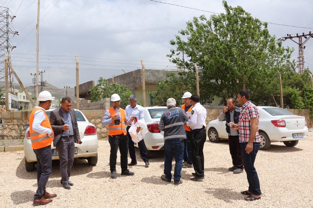 Dicle Elektrik’te Uzmanlar Sahada Çalışmaları Denetledi