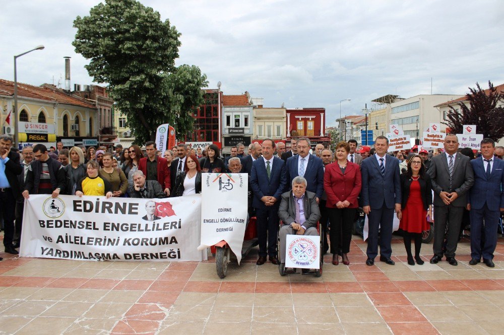 Edirne’de Engelliler Haftası Etkinlikler İle Kutlandı